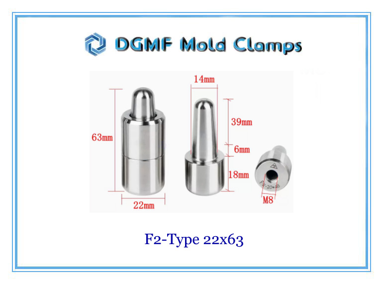 DGMF Mold Clamps Co., Ltd - Rubber Molding Taper Leader Pin Set F2-Type 22x63 Size