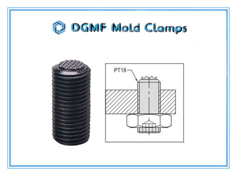 DGMF Mold Clamps Co., Ltd - Serrated Surface PT18-Gripper Screw Installation