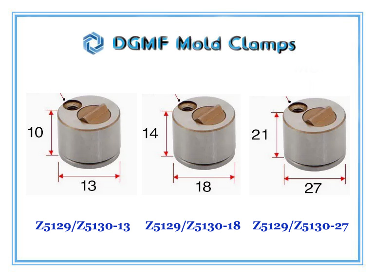 DGMF Mold Clamps Co., Ltd - Slide Retainer Z5129 Z5130 13 18 27 Sizes