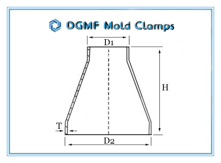 DGMF Mold Clamps Co., Ltd - Stainless Steel Concentric Reducer Drawing