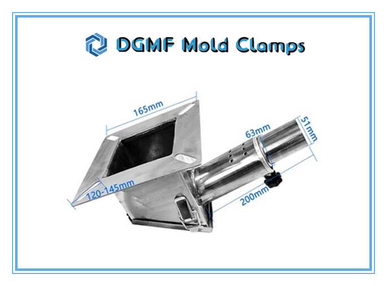 DGMF Mold Clamps Co., Ltd - Stainless Steel Material 51 MM Single-Tube Suction Box For Hopper Dryer Size