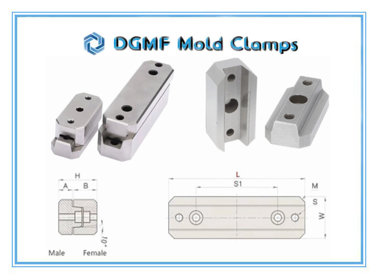 DGMF Mold Clamps Co., Ltd - Standard TBS Tapered Block Sets KY Series Drawing