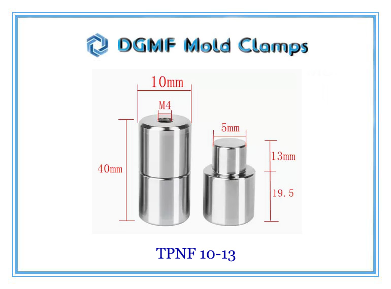 DGMF Mold Clamps Co., Ltd - Standard-type Positioning Straight Pin Set Round Taper Interlock TPNF 10-13 Size