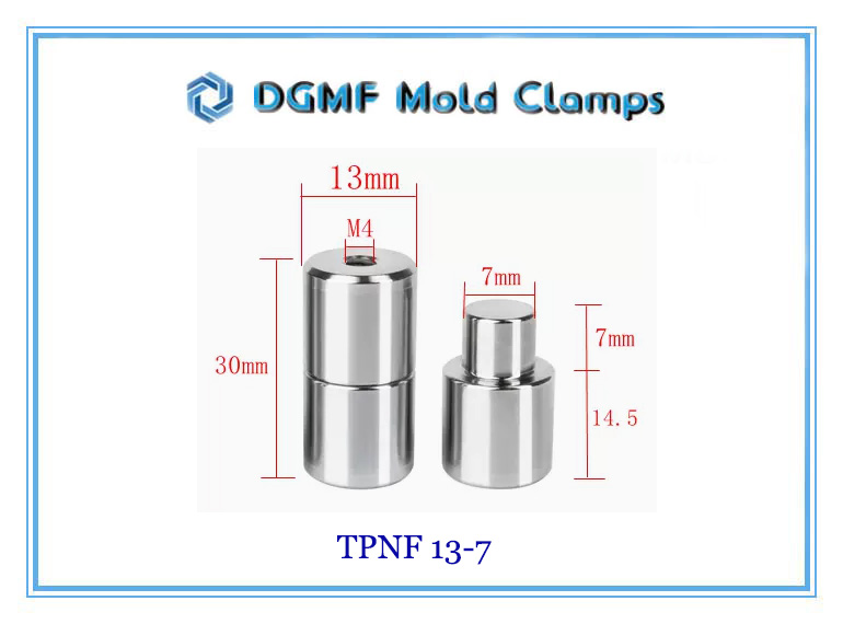 DGMF Mold Clamps Co., Ltd - Standard-type Positioning Straight Pin Set Round Taper Interlock TPNF 13-7 Size