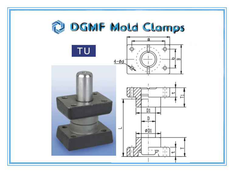 DGMF Mold Clamps Co., Ltd - TU Plain Guide Post Set Drawing