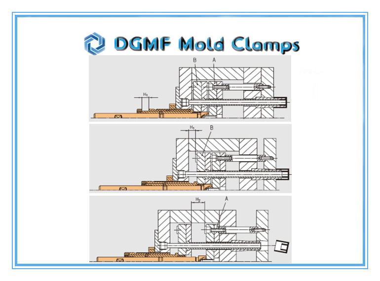 DGMF Mold Clamps Co., Ltd - Z169 Two-stage Ejectors Installation