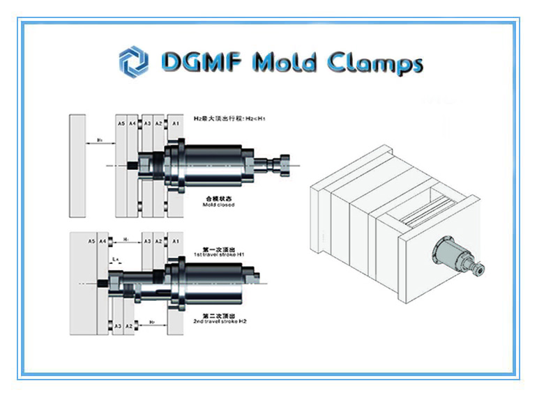 DGMF Mold Clamps Co., Ltd - Z1692 Two-stage Ejector Installation