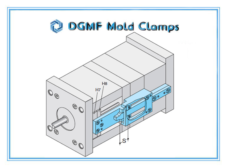 DGMF Mold Clamps Co., Ltd - Z6 Mold Latch Lock Series Installation Instructions